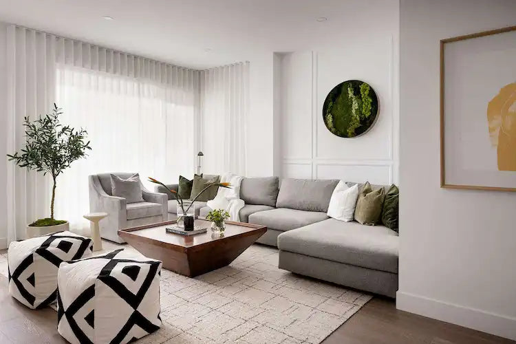 winix air purifier in living room