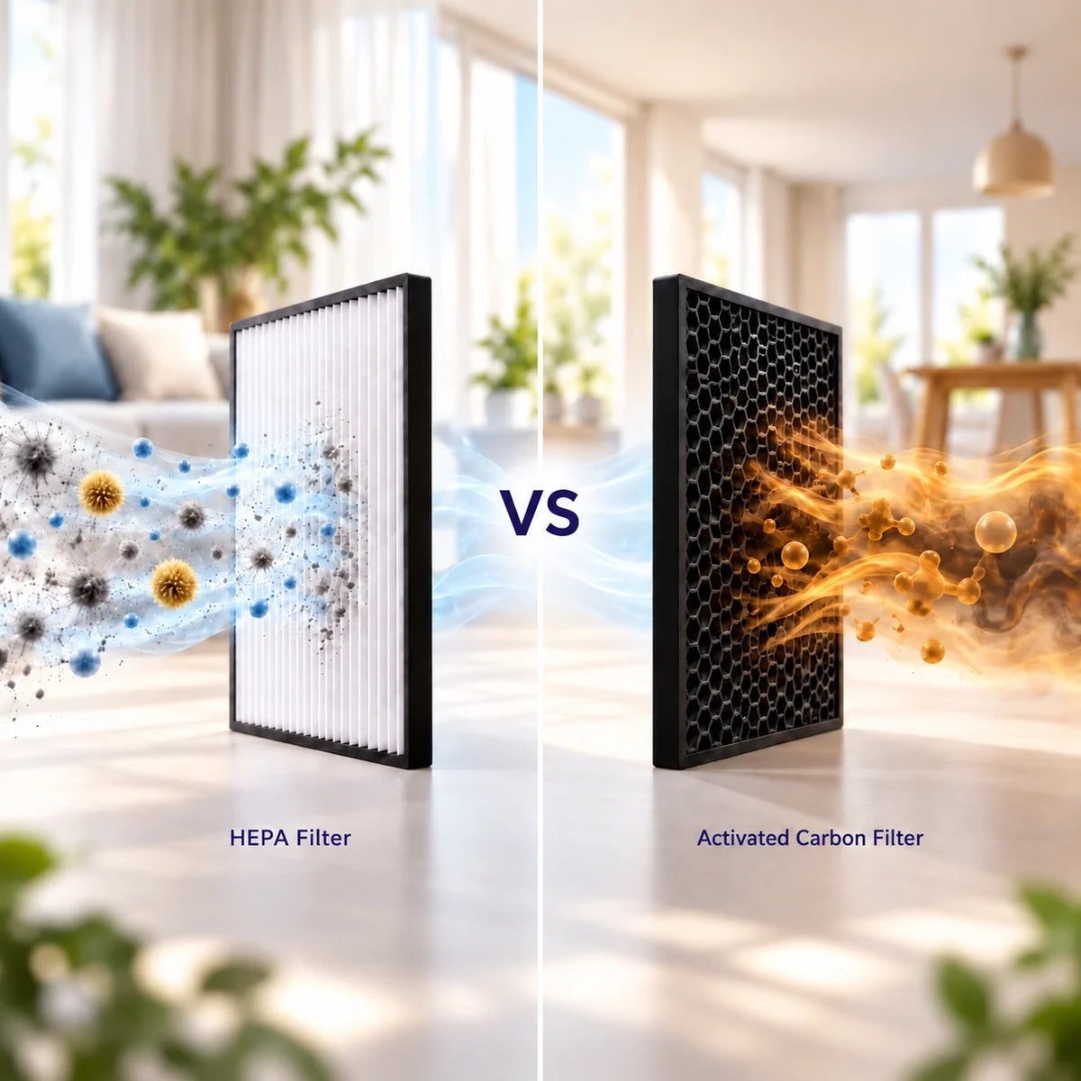 True HEPA vs Activated Carbon Filter