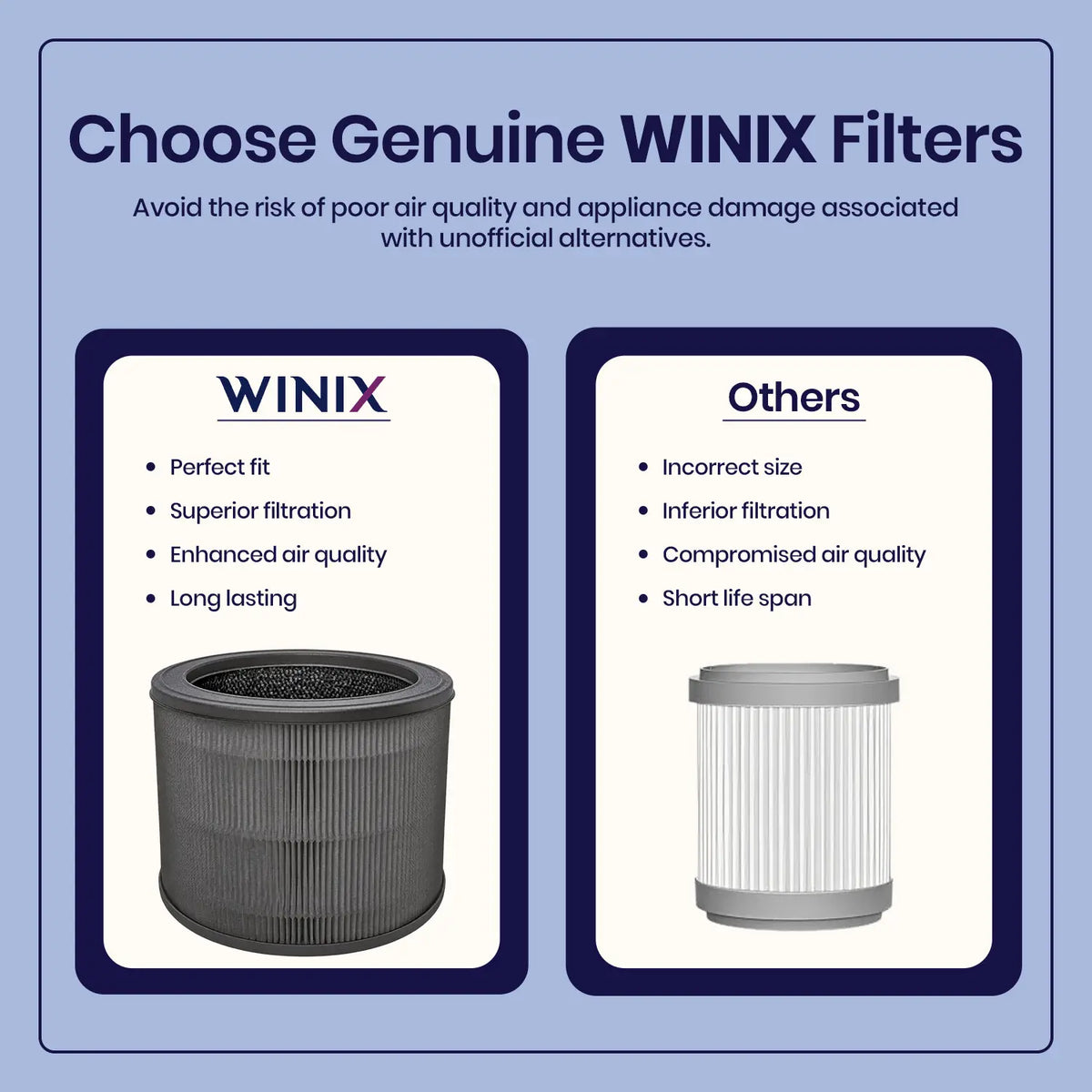 Winix T500 and A231 Filter