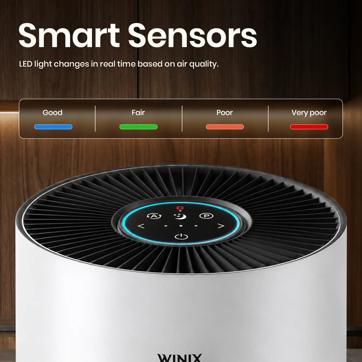 winix a231 smart sensors